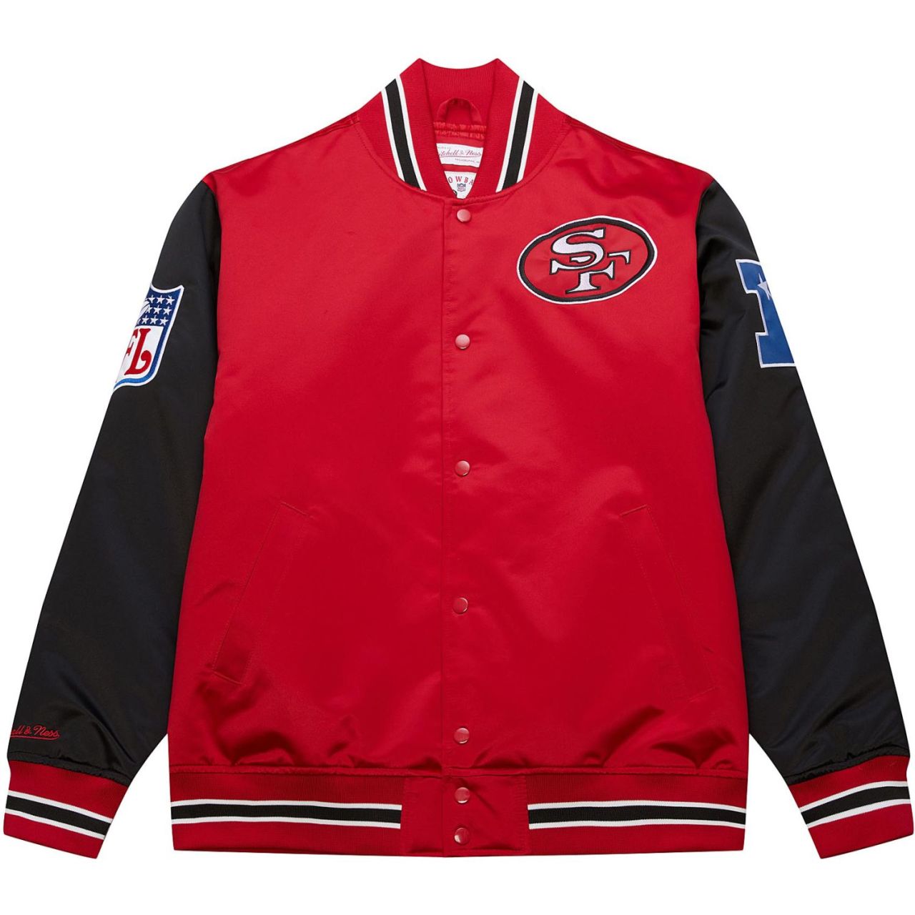 M&N Heavyweight Satin Jacke NFL San Francisco 49ers