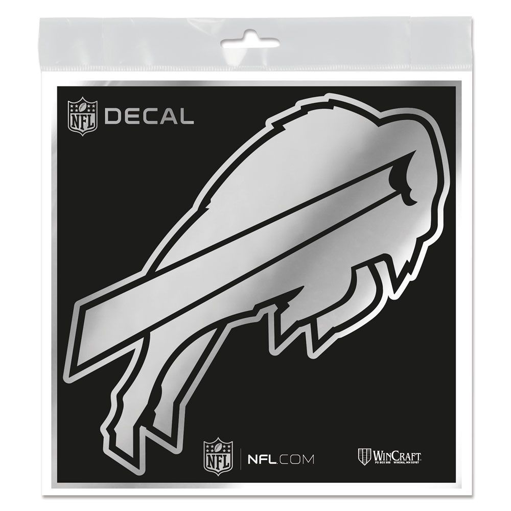 Wincraft Aufkleber 15x15cm - NFL METALLIC Buffalo Bills