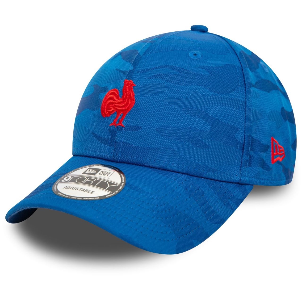New Era 9Forty Strapback Cap - TONAL CAMO French Rugby royal