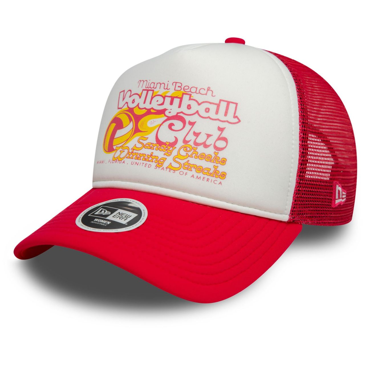 New Era Damen A-Frame Trucker Cap - Miami Beach Club