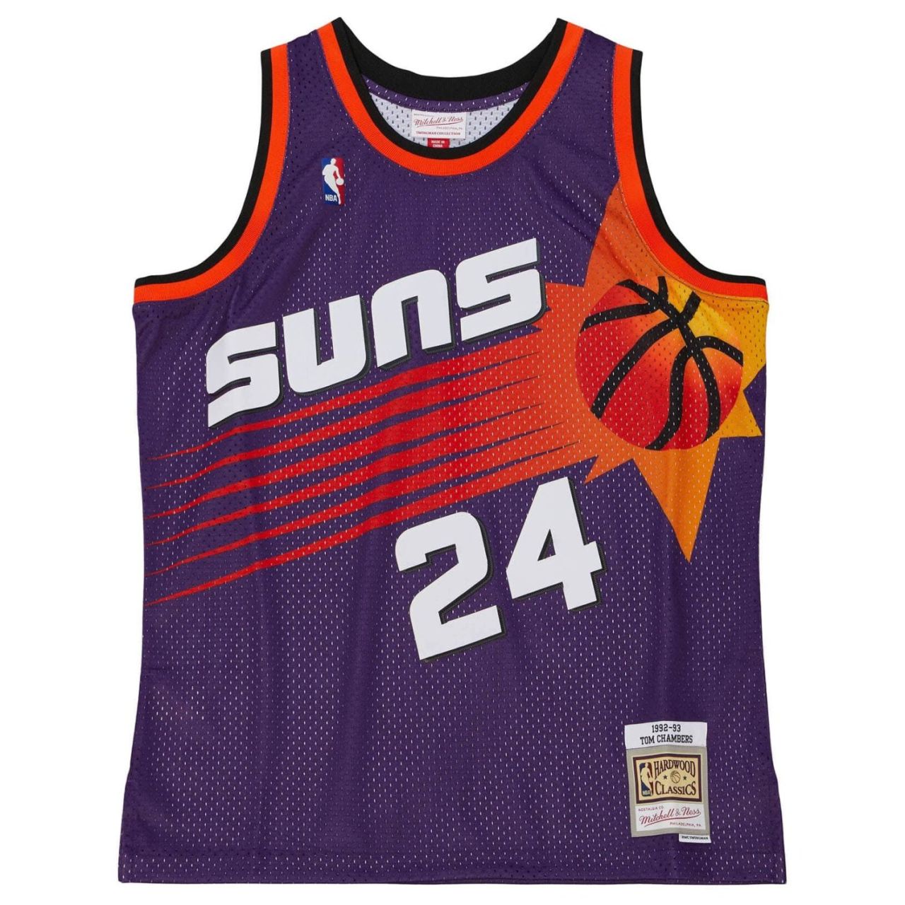 Swingman Tom Chambers Phoenix Suns Road 1992-93 Jersey