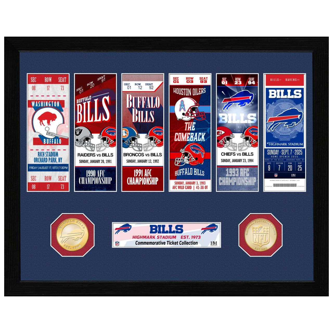 Buffalo Bills Farewell Highmark Ticket Coin Bild