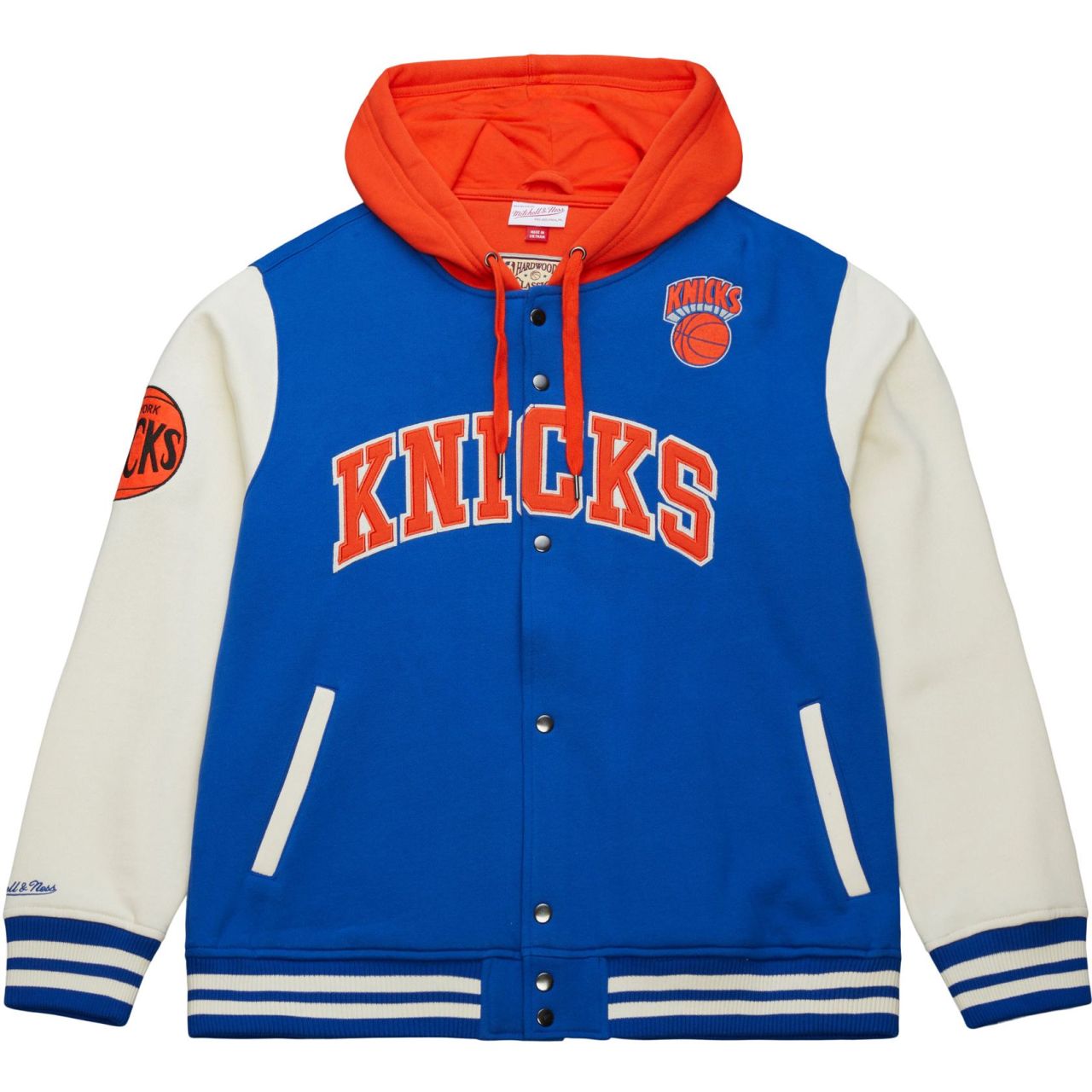 M&N Midweight Hooded Fleece Jacke - New York Knicks