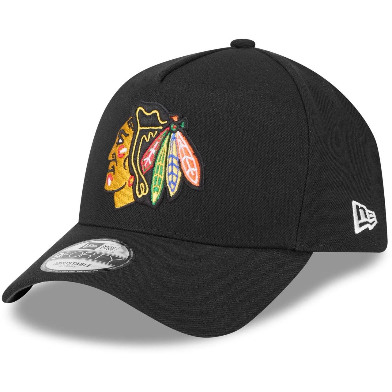 New Era 9Forty A-Frame Cap - NHL Chicago Blackhawks schwarz