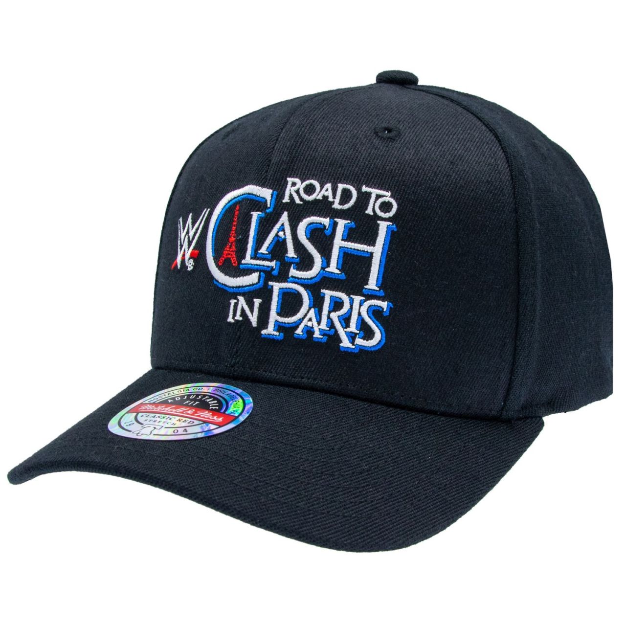 M&N Stretch Snapback Stretch Cap WWE CLASH IN PARIS