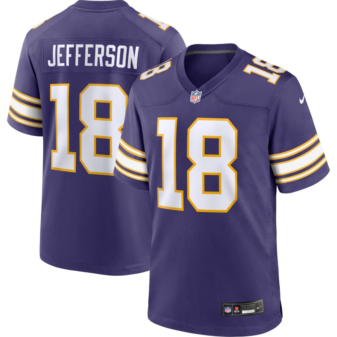Nike GAME Jersey Minnesota Vikings #18 Justin Jefferson