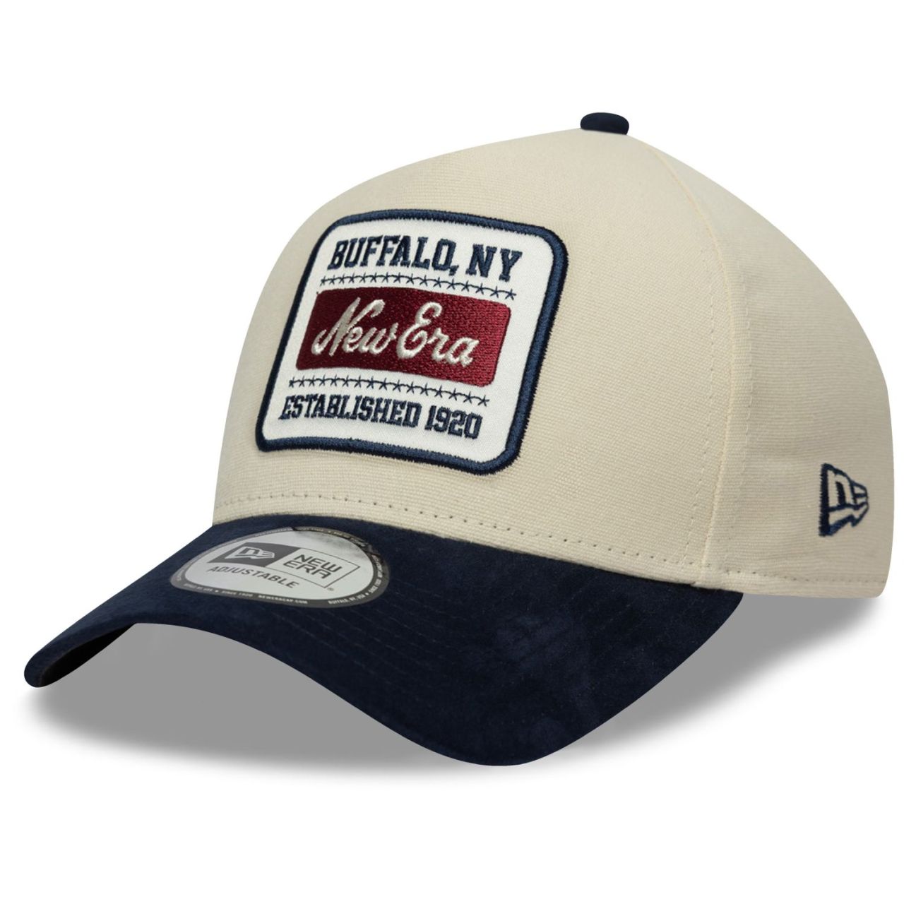 New Era A-Frame Mesh Trucker Cap - BRAND PATCH hellbeige
