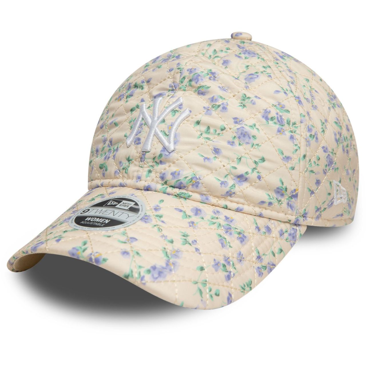 New Era 9Twenty Damen Cap - FLORAL New York Yankees beige