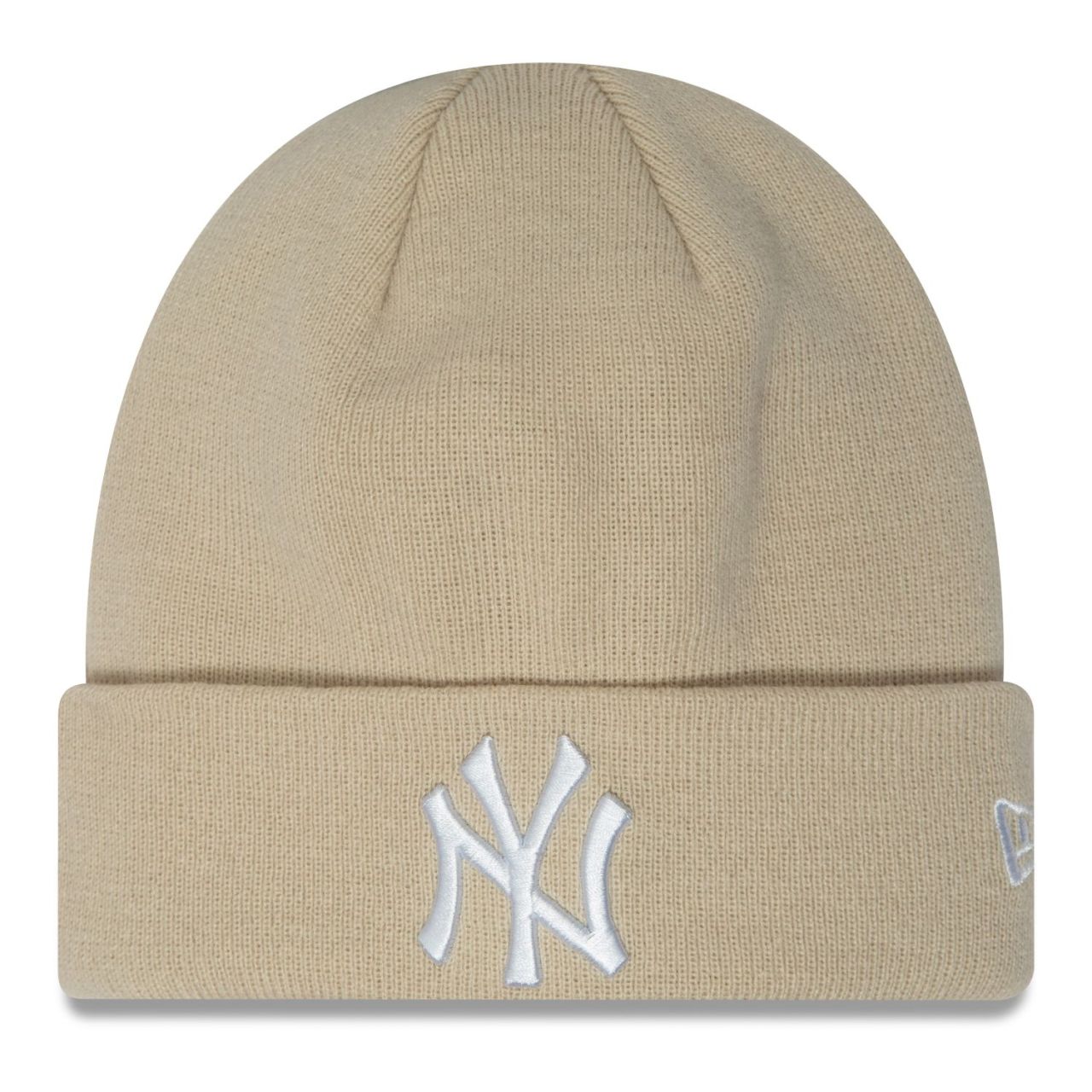 New Era Wintermütze CUFF Beanie New York Yankees stone beige