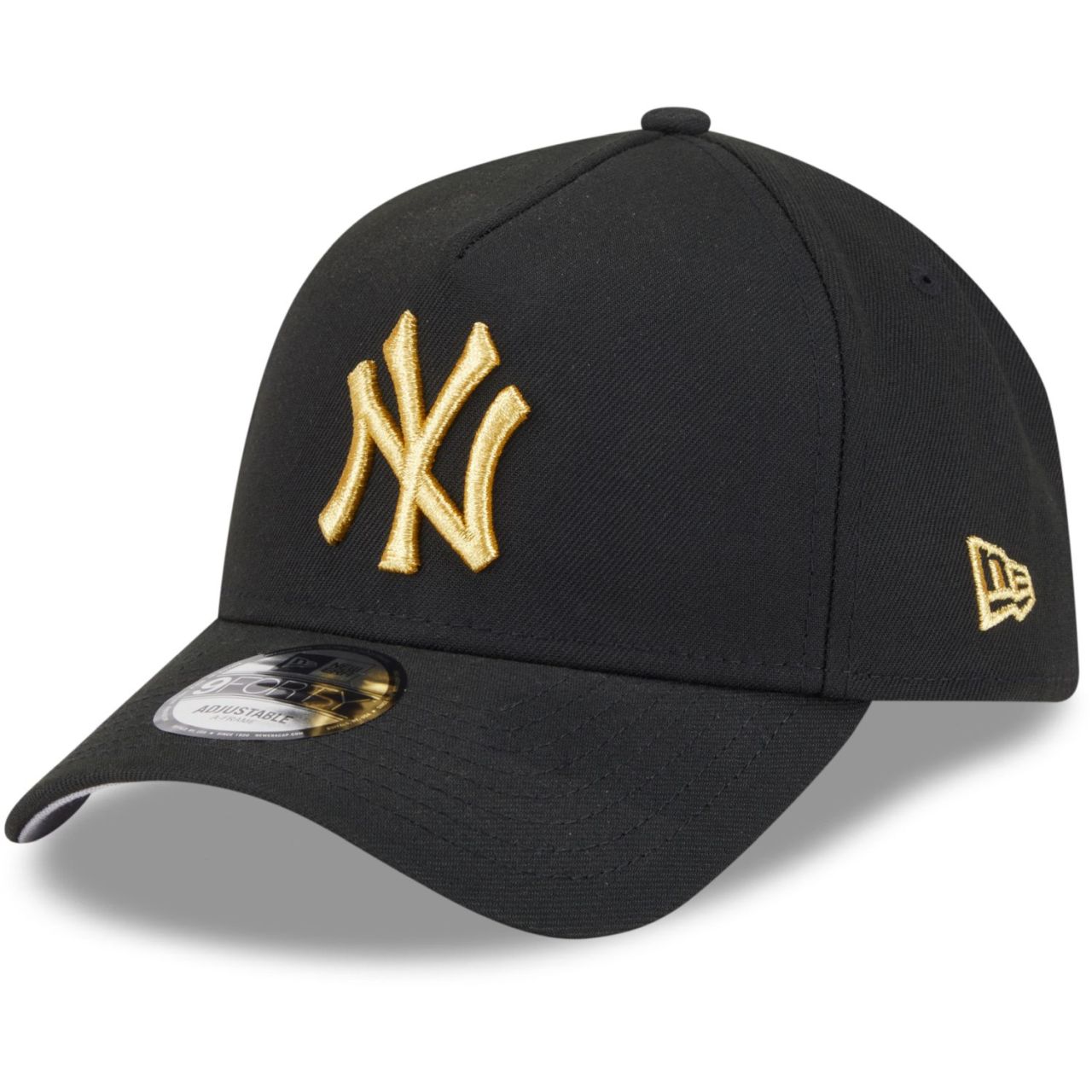 New Era 9Forty A-Frame Cap - New York Yankees schwarz / gold