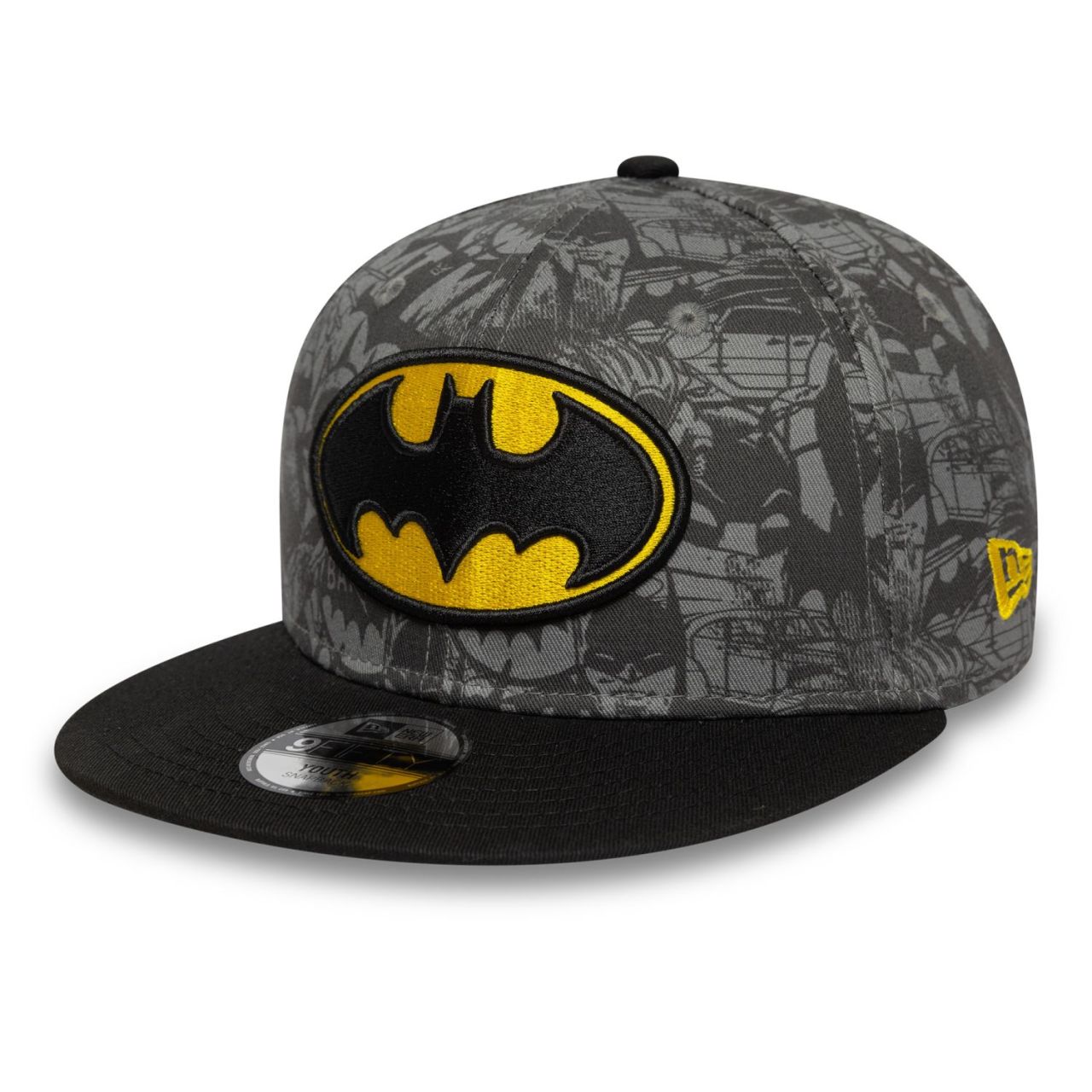 New Era 9Fifty Snapback Kinder Cap - Batman graphite