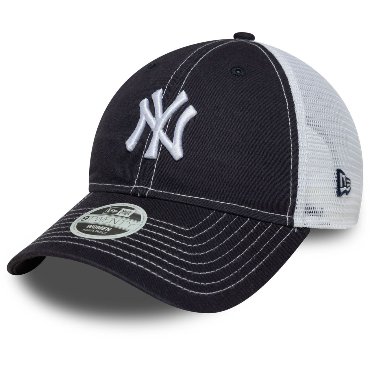 New Era 9Twenty Damen Trucker Cap - WASHED New York Yankees