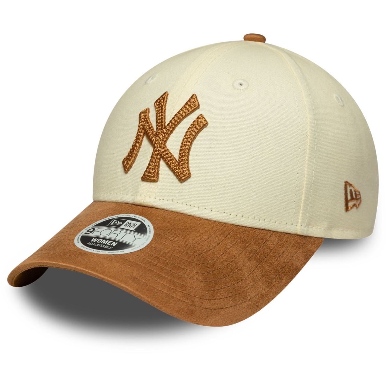 New Era 9Forty Damen Cap - SUEDE New York Yankees beige
