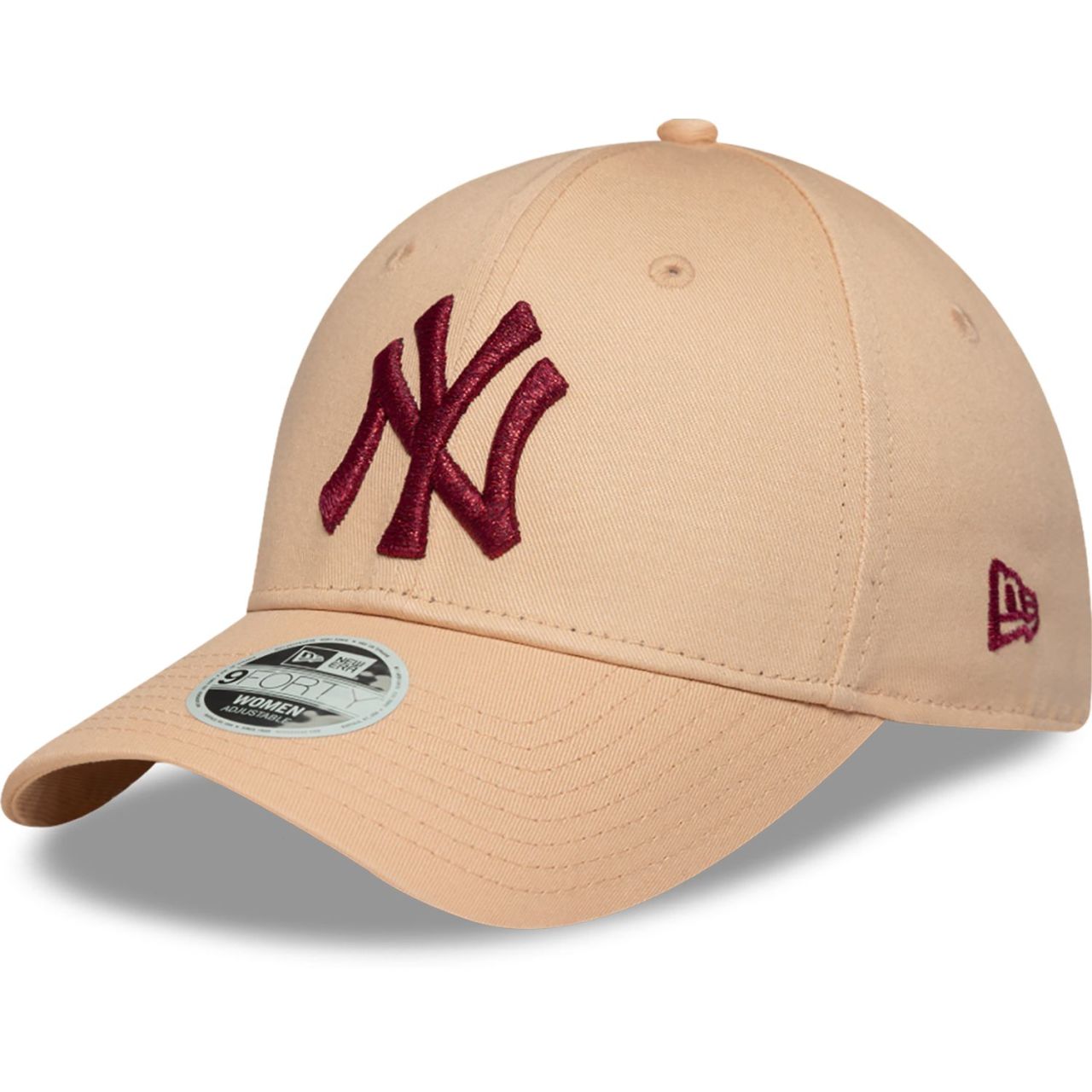 New Era 9Forty Damen Cap - METALLIC New York Yankees peach