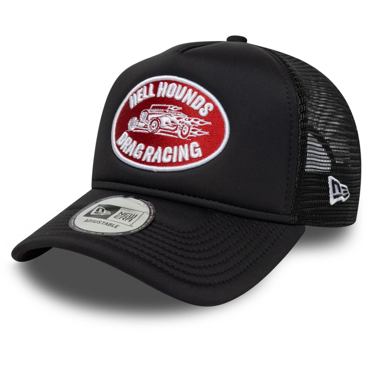New Era A-Frame Mesh Trucker Cap - Hellhounds Drag Racing