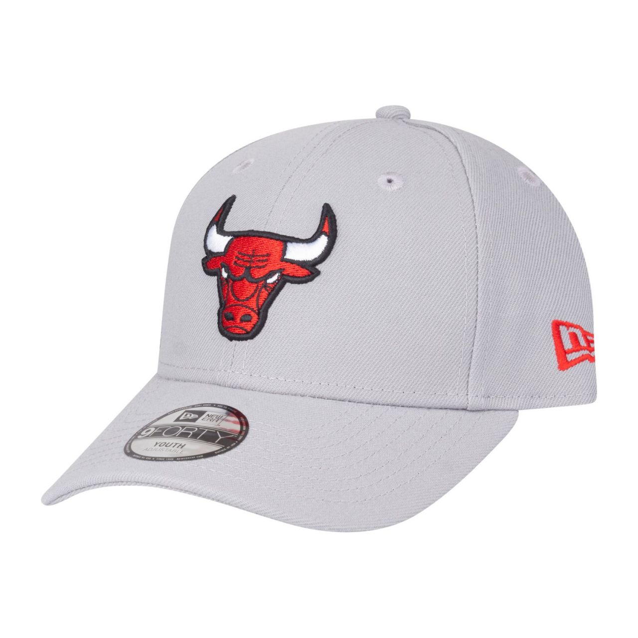 New Era Kinder 9Forty Cap - NBA Chicago Bulls grau