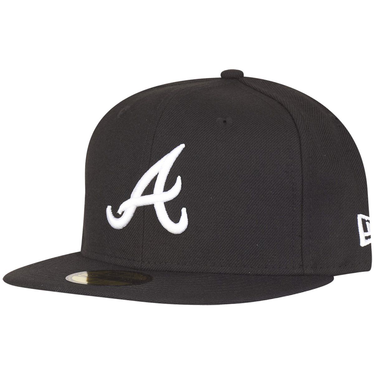 New Era 59Fifty Fitted Cap - Atlanta Braves schwarz / weiß