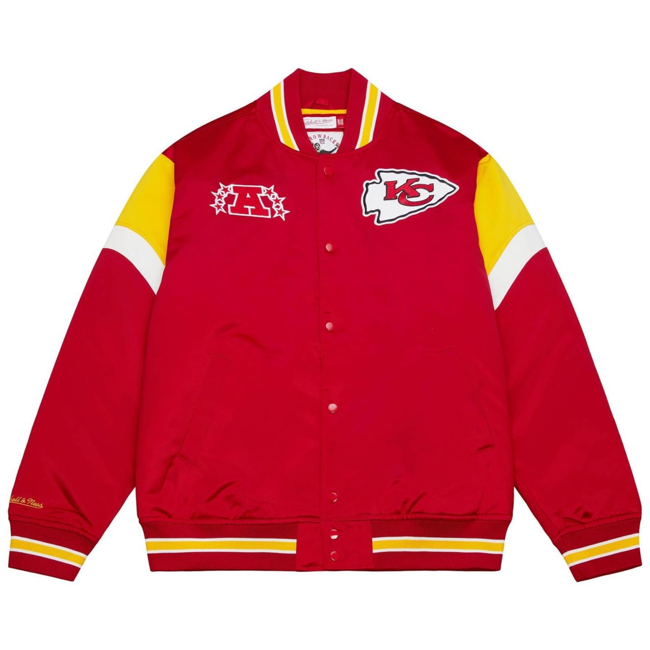 M&N Heavyweight Satin Jacke NFL Kansas City Chiefs