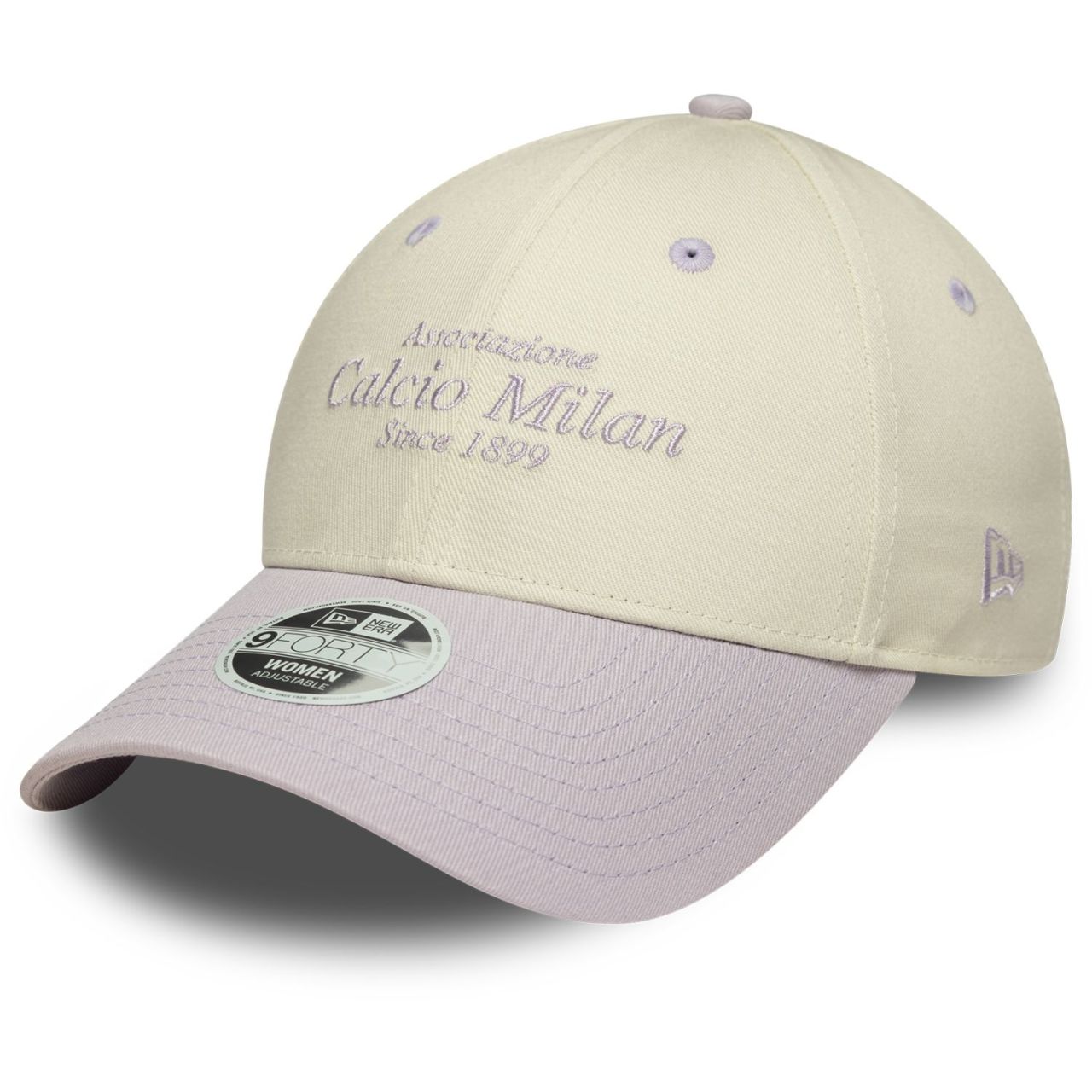 New Era 9Forty Damen Cap - AC Mailand Script beige