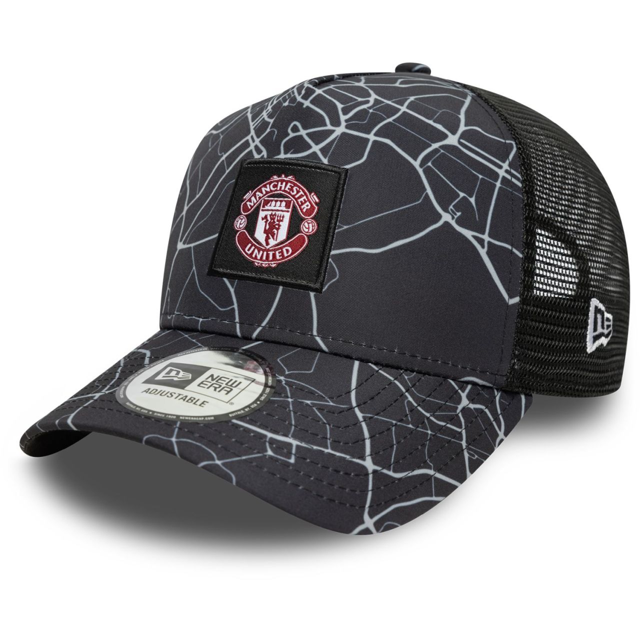 New Era A-Frame Mesh Trucker Cap - Manchester United