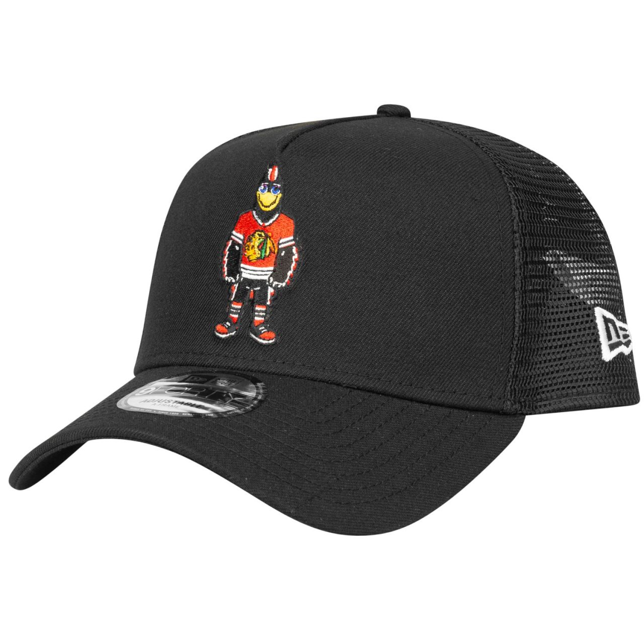 New Era Trucker Cap - MASCOT Chicago Blackhawks Tommy Hawk