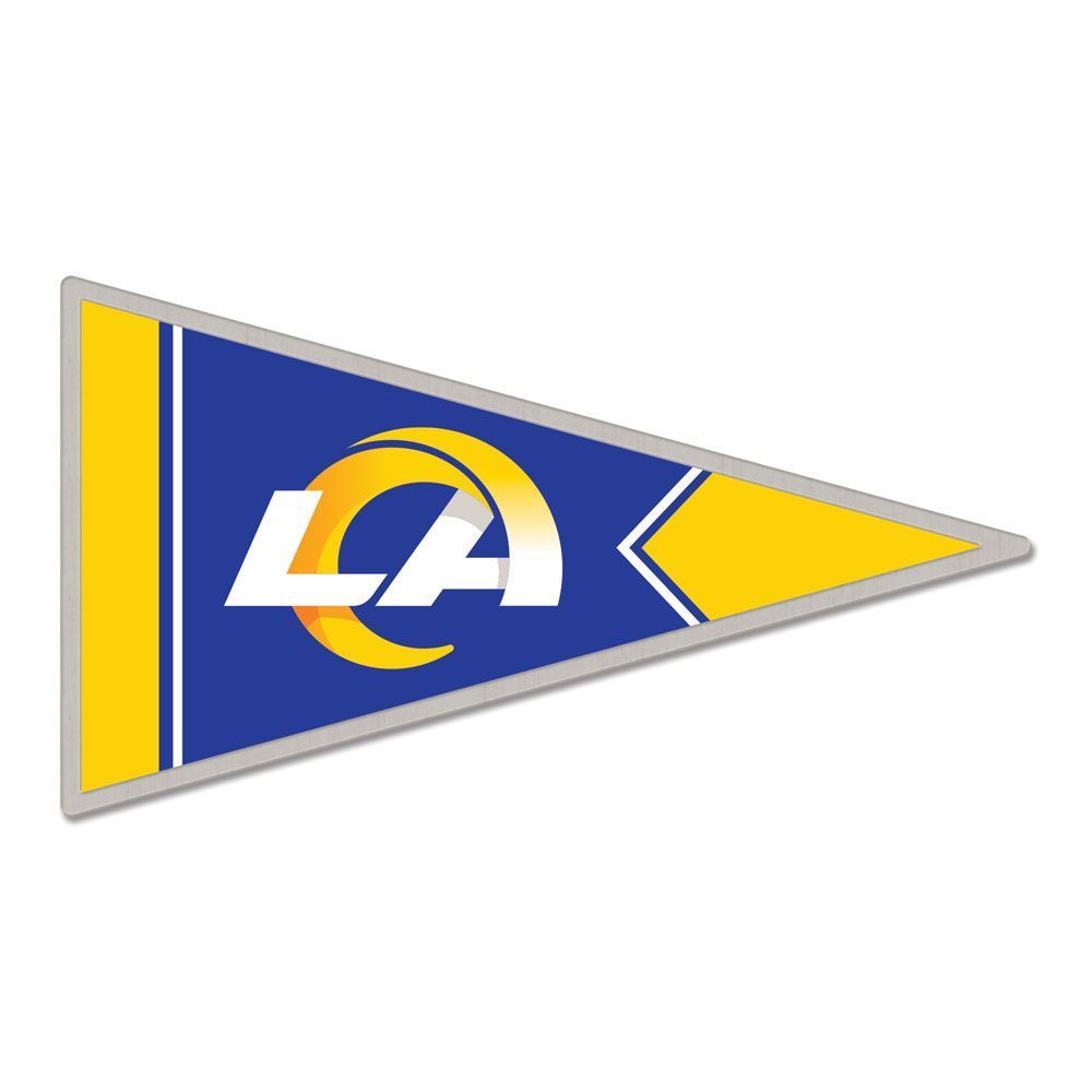 NFL Universal Schmuck Caps PIN Los Angeles Rams Wimpel