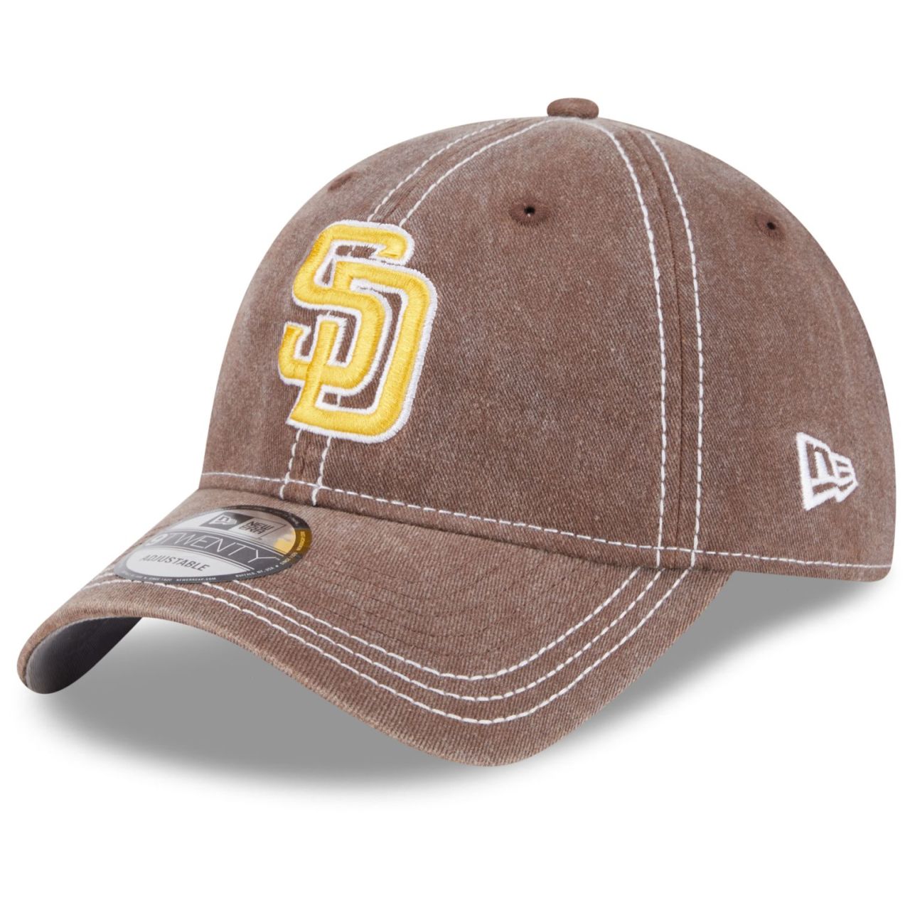 New Era 9Twenty Cap - WASHED San Diego Padres vintage braun