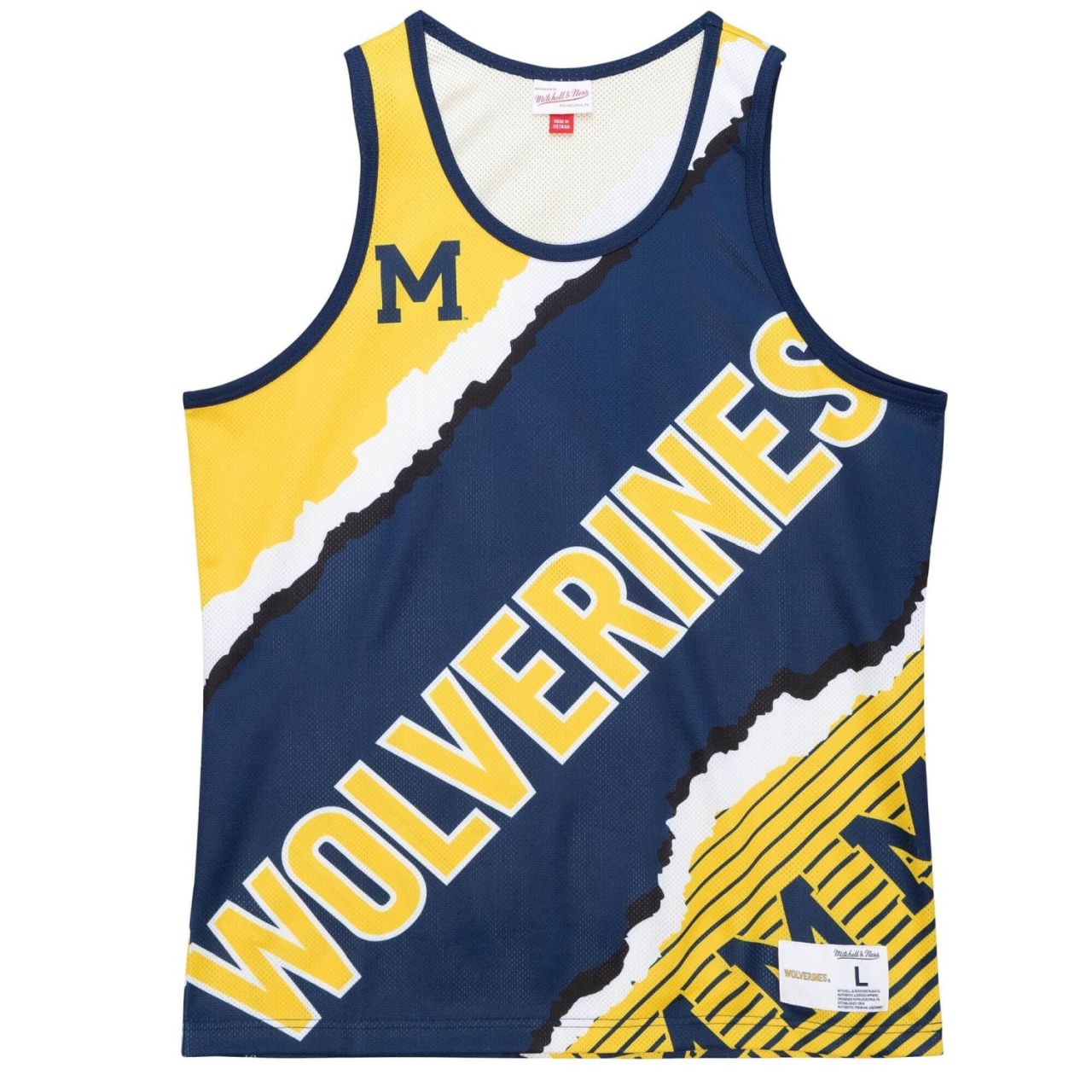 M&N JUMBOTRON Basketball Jersey University Of Michigan