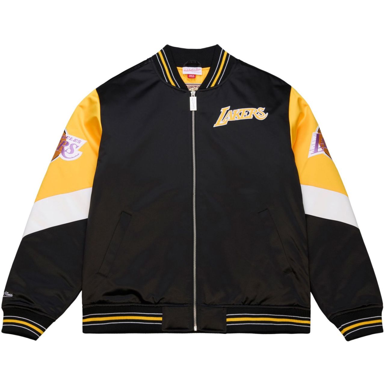 M&N Heavyweight Satin Jacke NBA Los Angeles Lakers