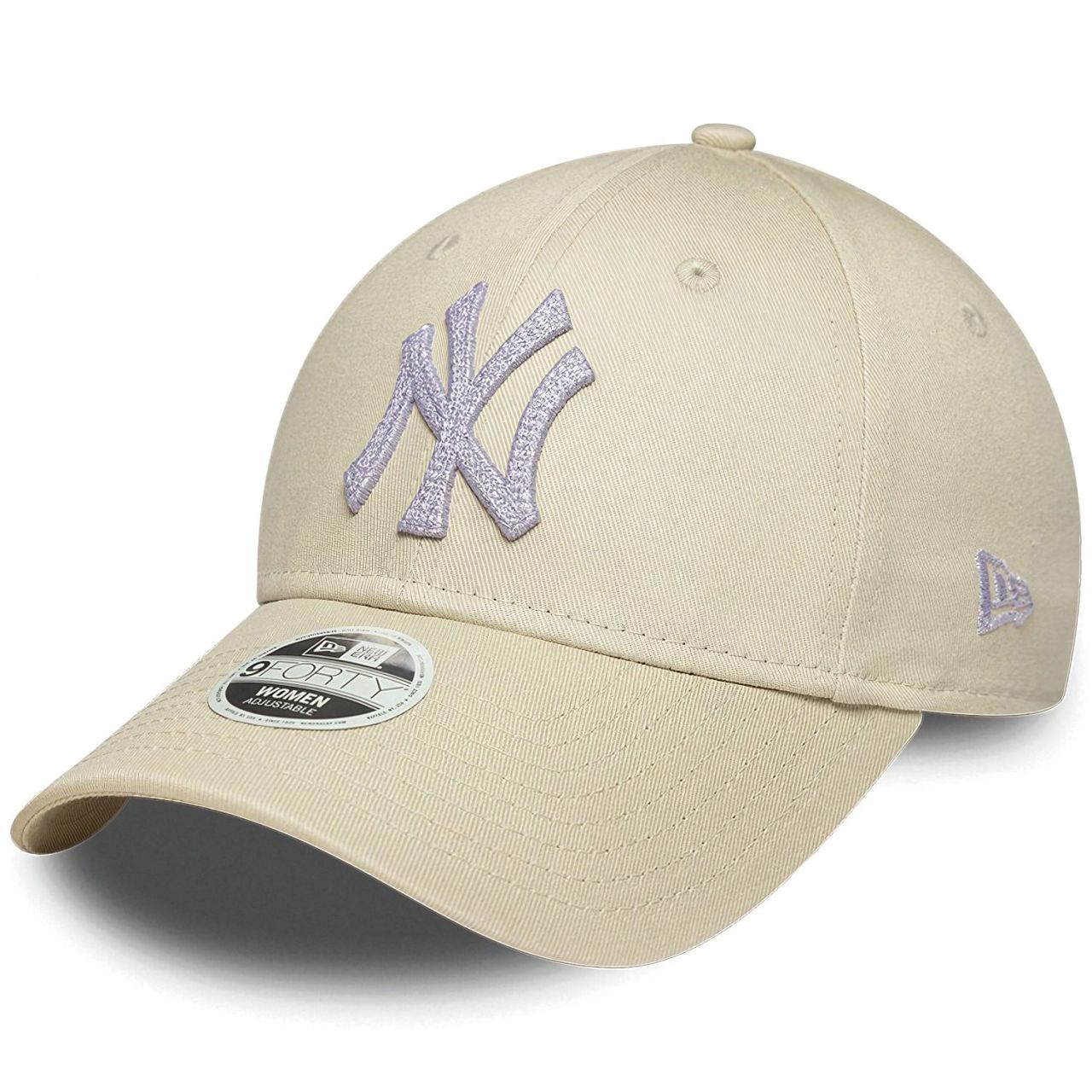 New Era 9Forty Damen Cap METALLIC New York Yankees beige