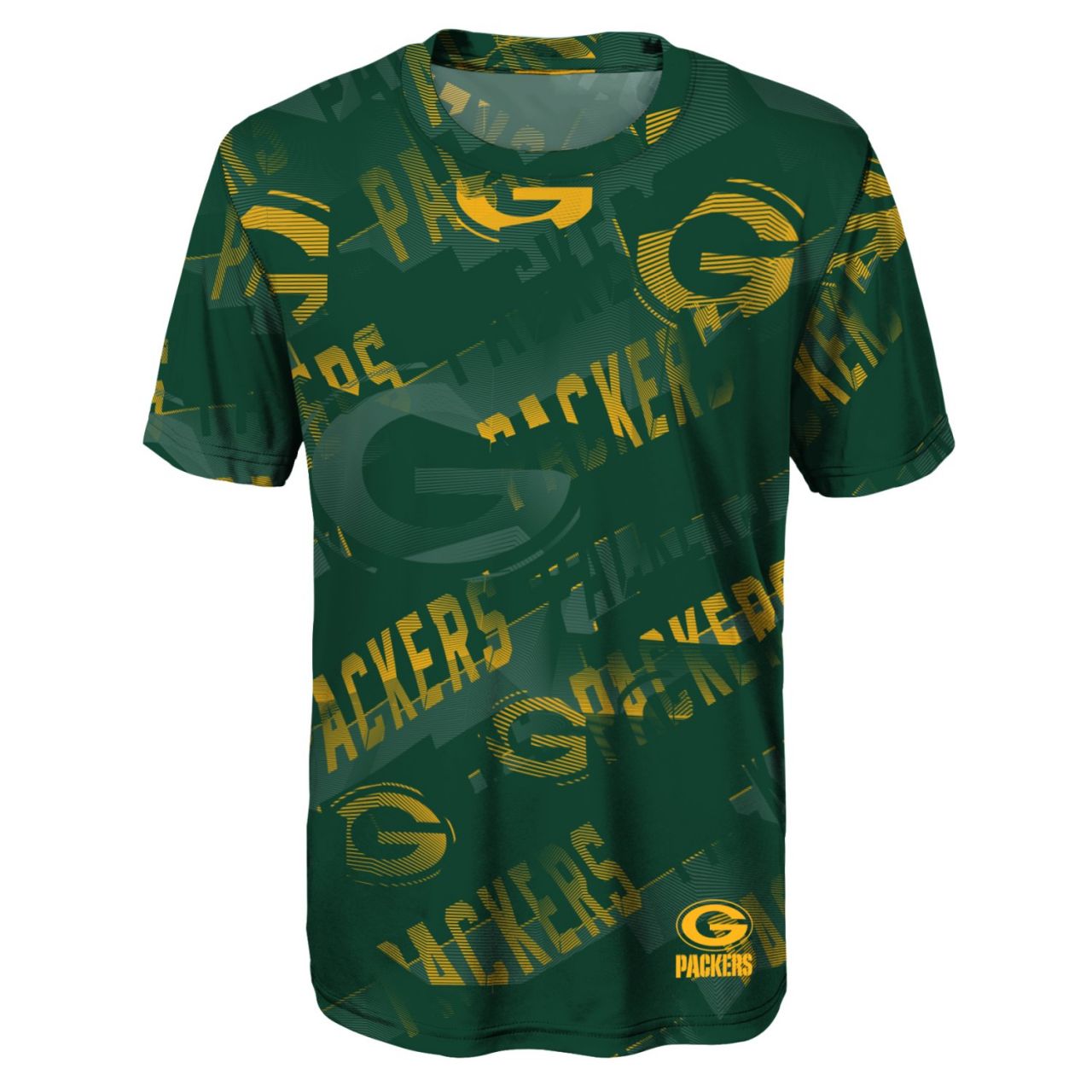 Kinder NFL Dri-Tek Shirt - NOISE Green Bay Packers