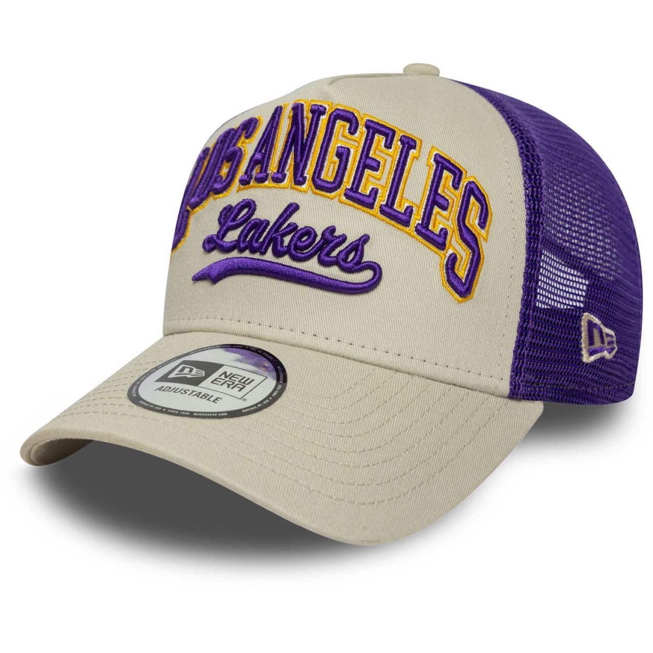 New Era A-Frame Trucker Cap - SCRIPT Los Angeles Lakers