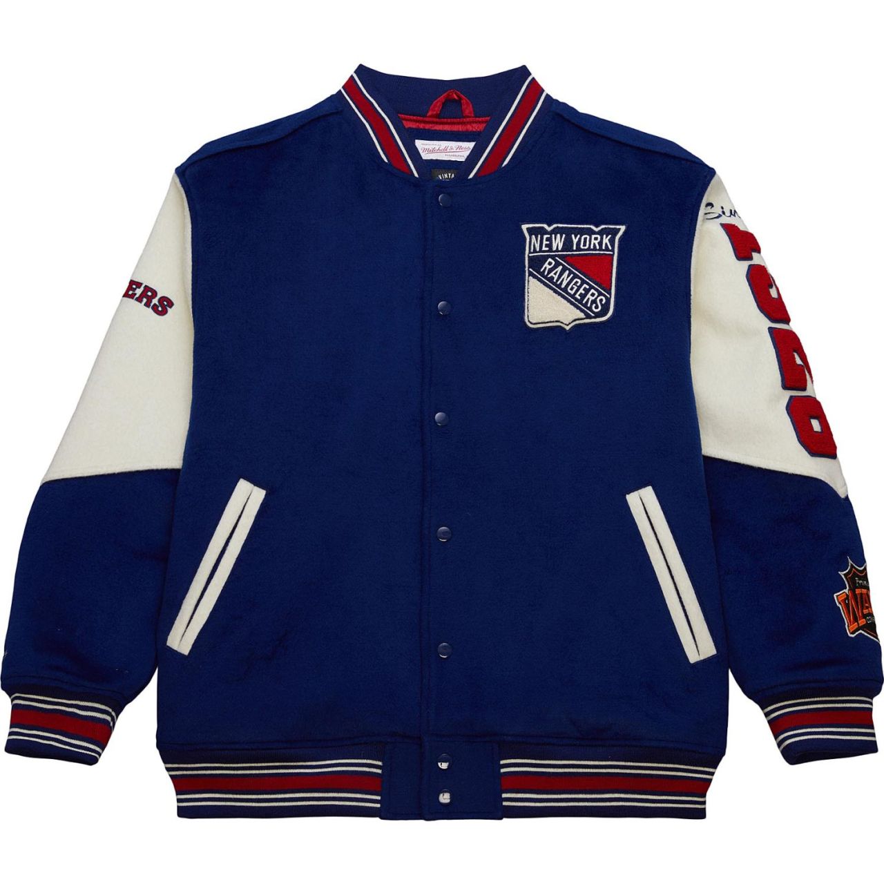 M&N Vintage Varsity Wool Jacke - NHL New York Rangers