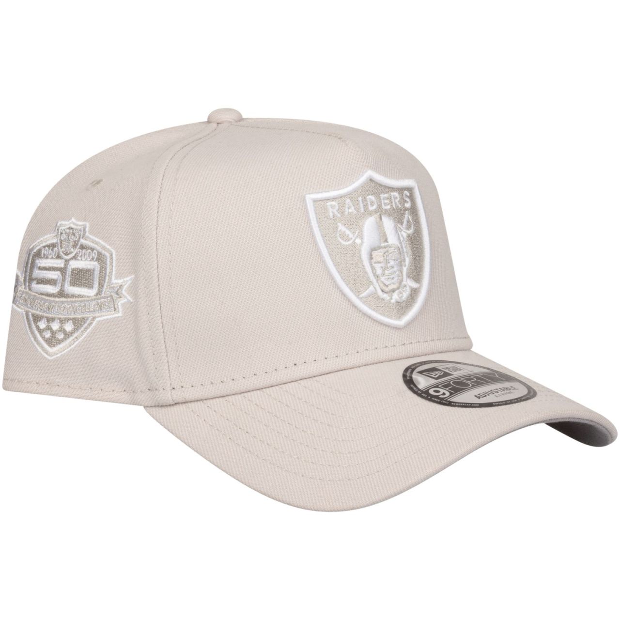 New Era 9Forty A-Frame Snapback Cap Las Vegas Raiders stone