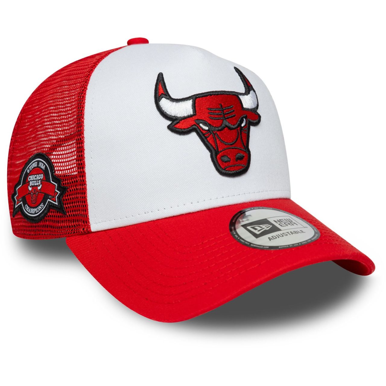 New Era A-Frame Mesh Trucker Cap - SIDEPATCH Chicago Bulls