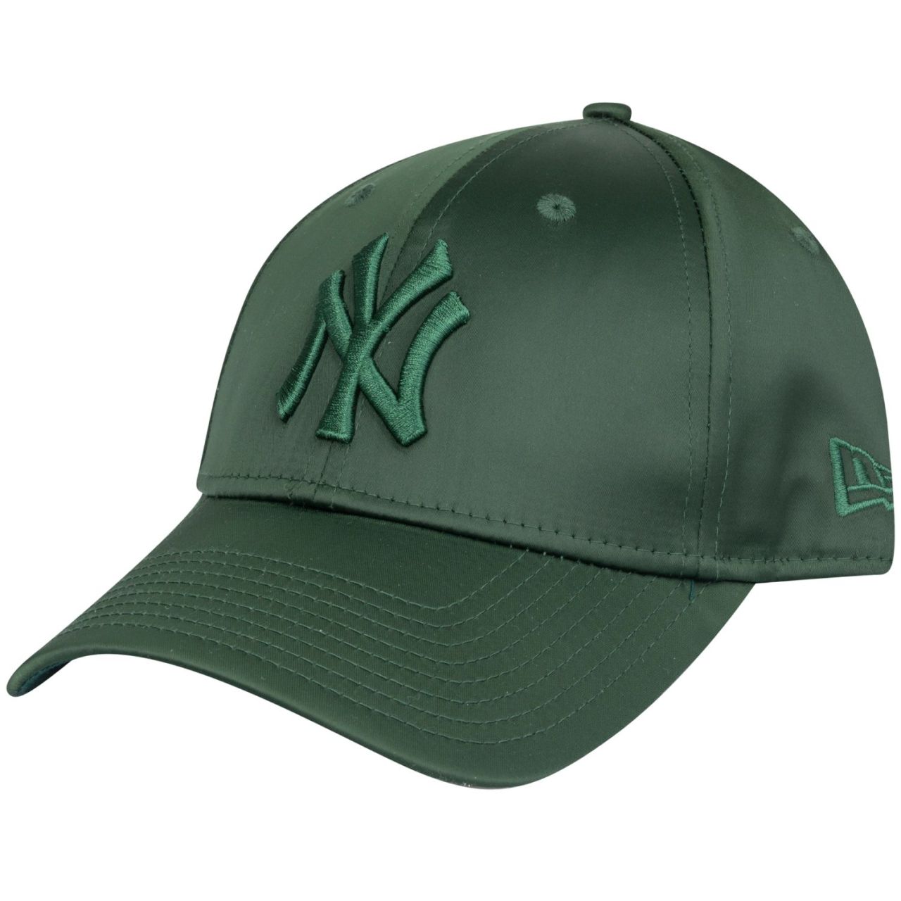 New Era 9Forty Damen Cap - SATIN New York Yankees dunkelgrün
