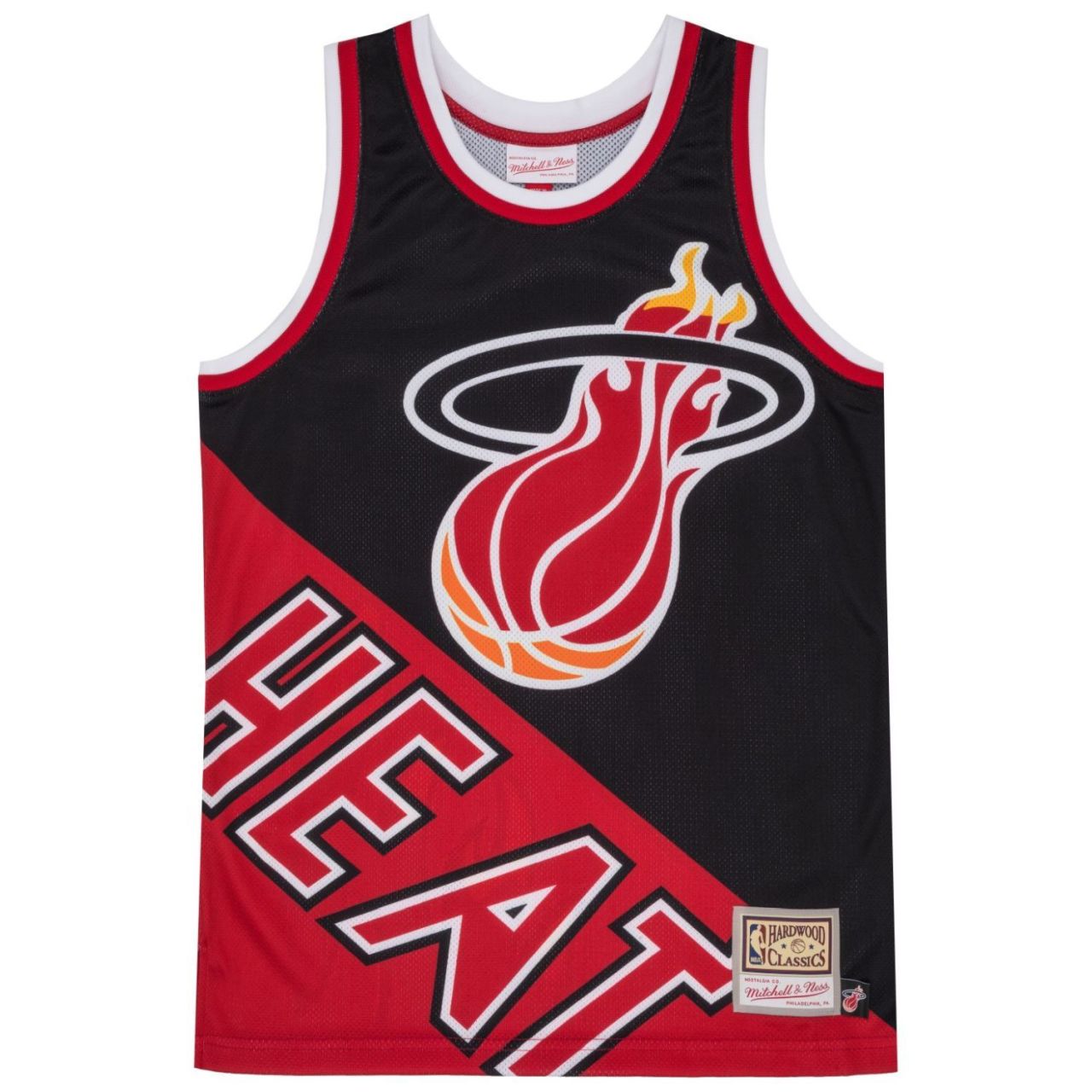 M&N Big Face 5.0 Fashion Tank Top Jersey Miami Heat