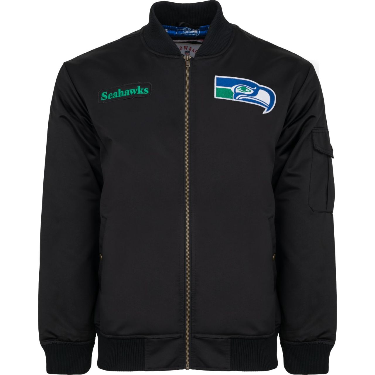 M&N Heavyweight Bomber Jacke NFL Seattle Seahawks