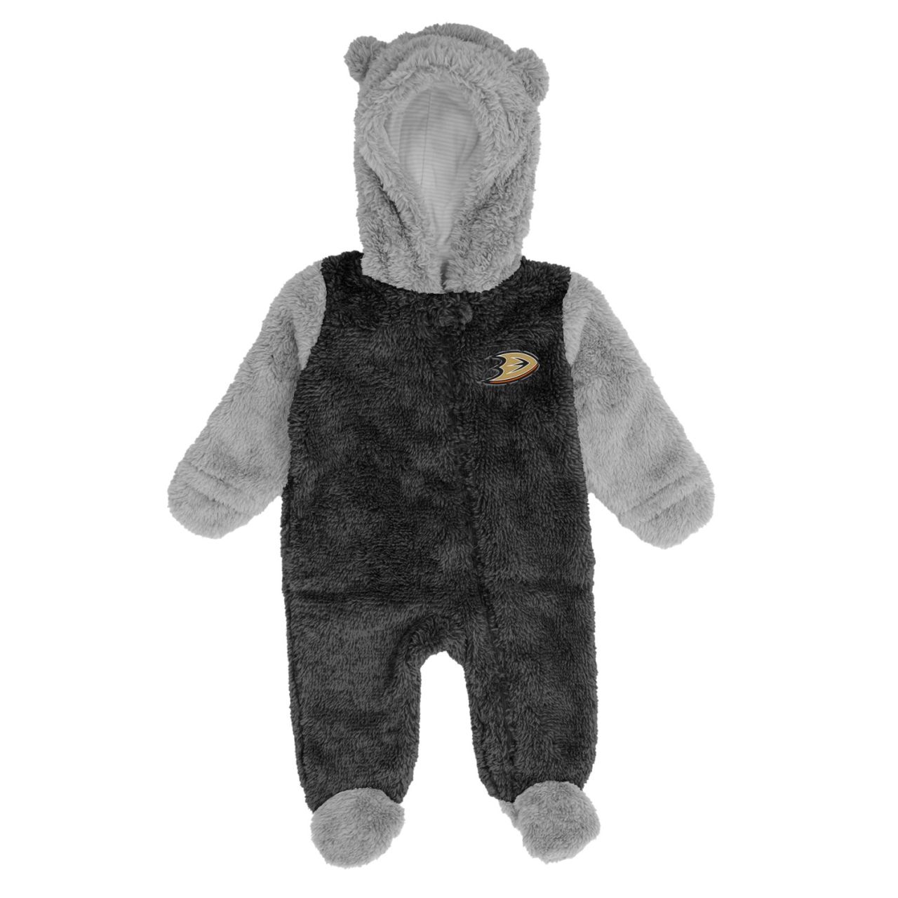 NHL Teddy Fleece Baby Overall - Anaheim Ducks