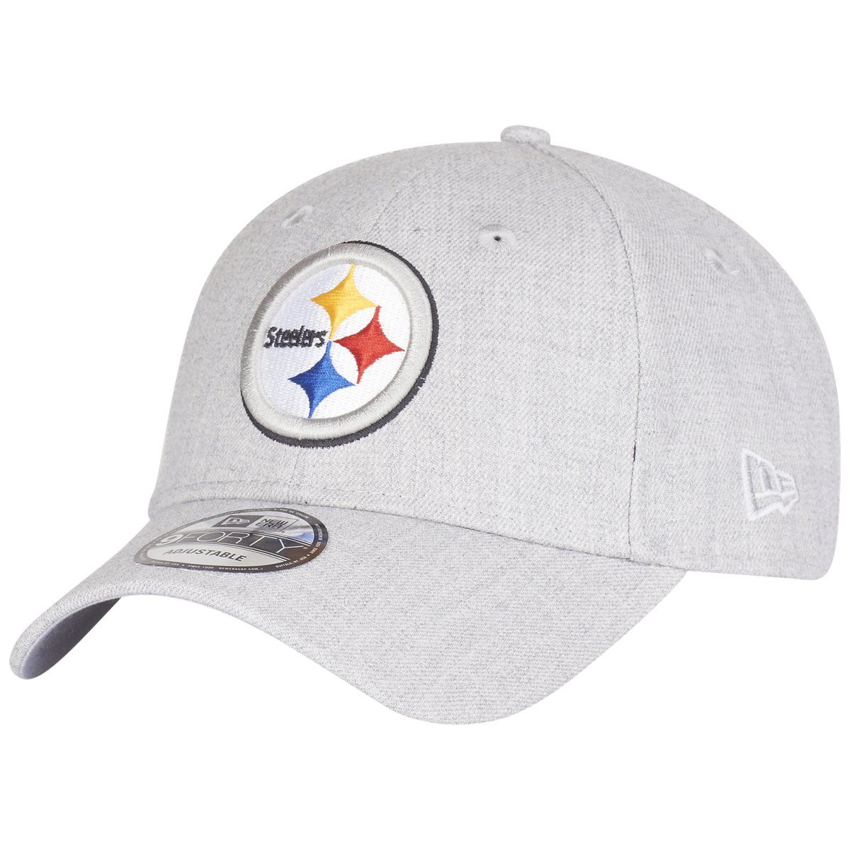 New Era 9Forty Cap - Pittsburgh Steelers heather grau