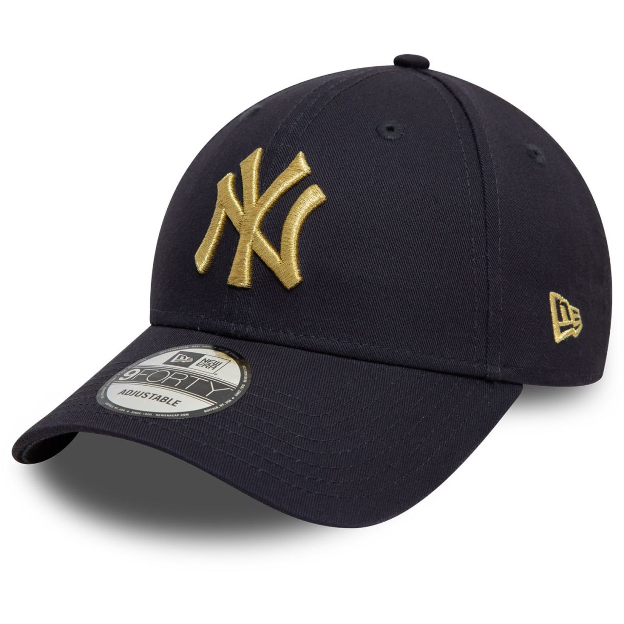 New Era 9Forty Strapback Cap - New York Yankees navy gold