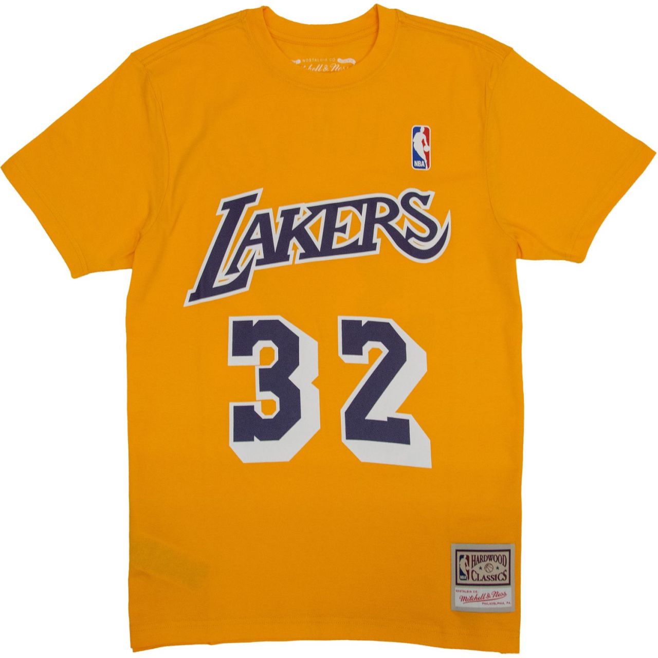 M&N Shirt - Los Angeles Lakers Magic Johnson gelb