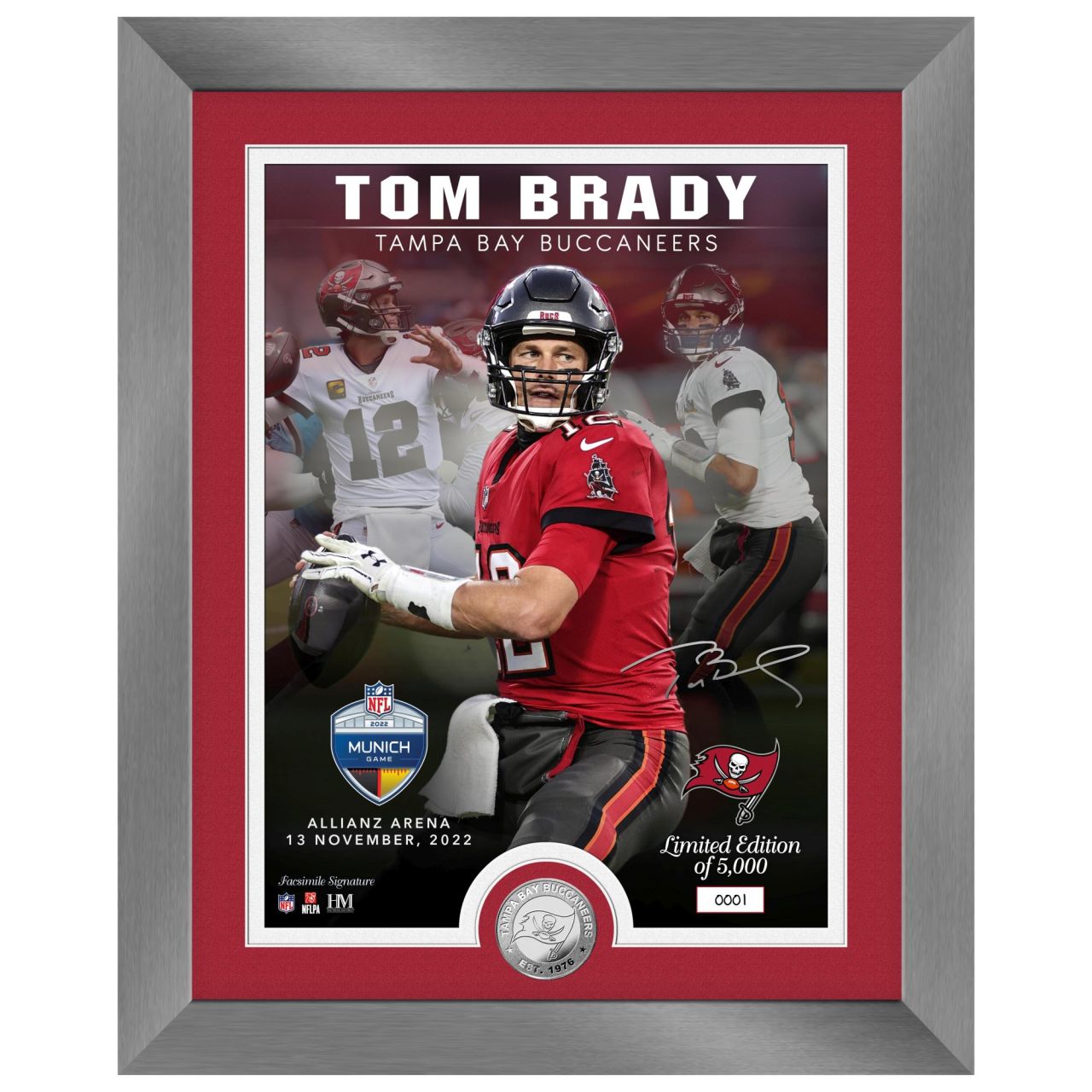 NFL Game Munich Tampa Bay Buccaneers Tom Brady Coin Bild