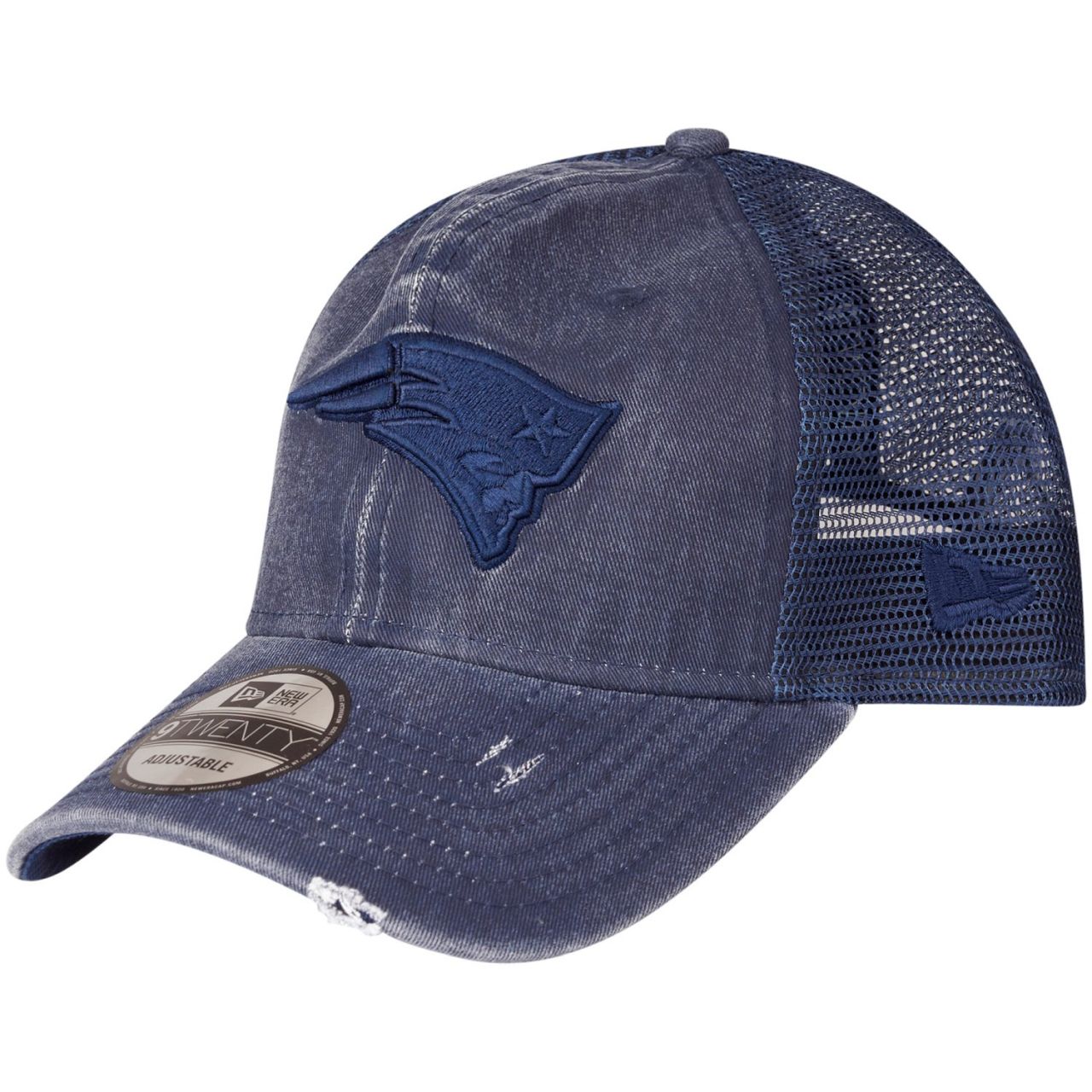 New Era 9Twenty Trucker Cap - WASHED New England Patriots