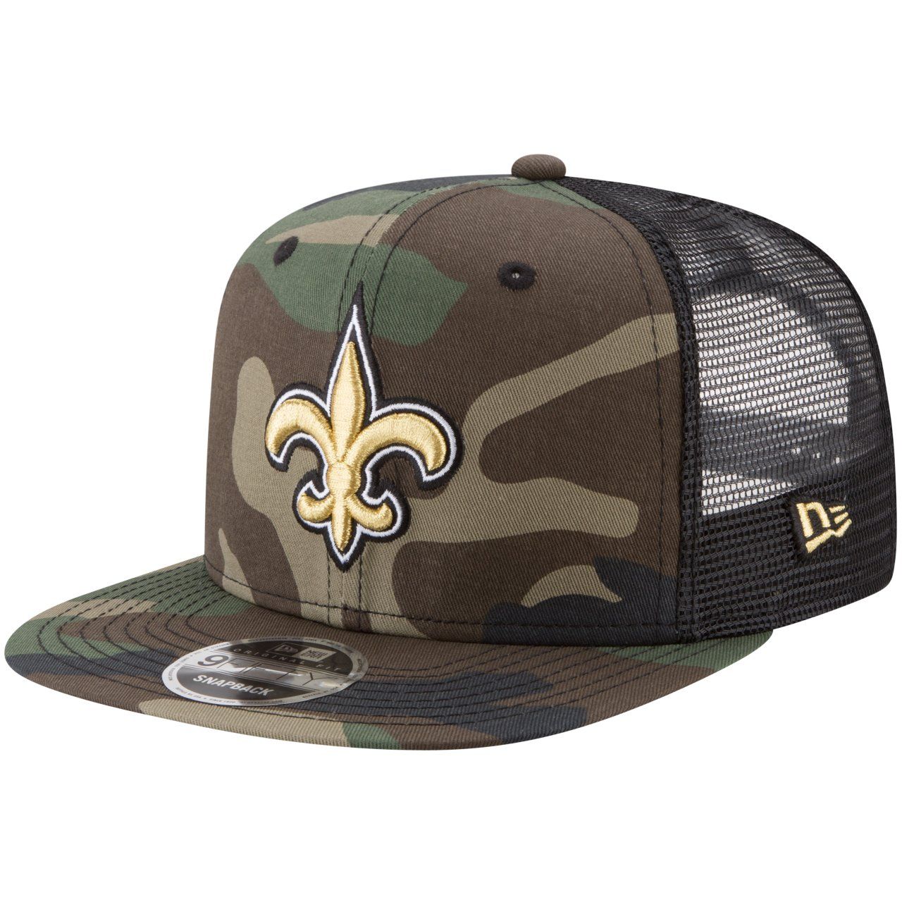 New Era 9Fifty Mesh Snapback Cap New Orleans Saints wood