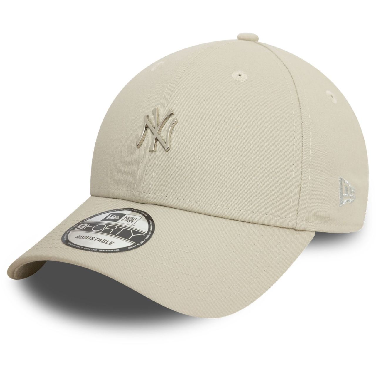 New Era 9Forty Strap Cap - METAL PIN New York Yankees stone