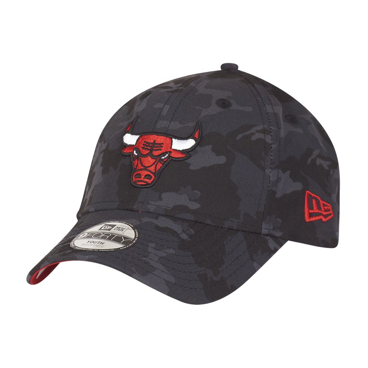 New Era 9Forty KIDS Cap - DARK CAMO Chicago Bulls
