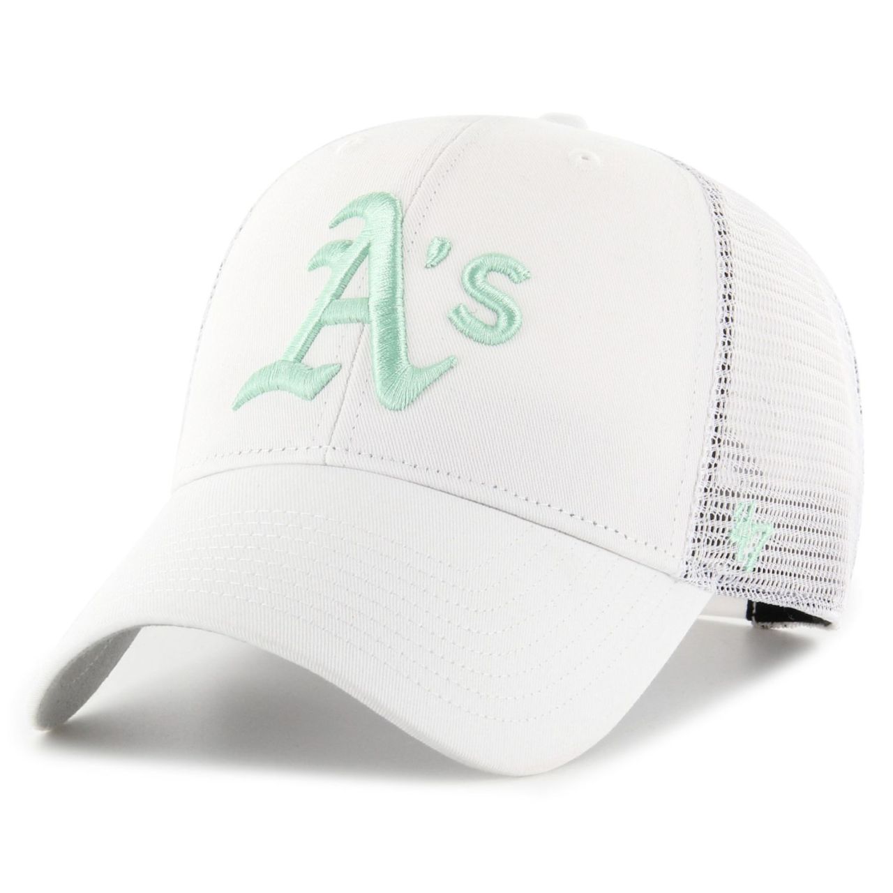 47 Brand Snapback Cap - BRANSON Oakland Athletics weiß