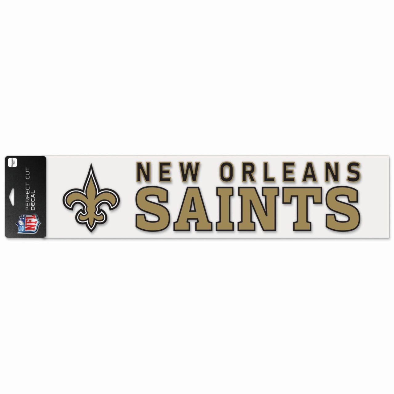 NFL Perfect Cut XXL Aufkleber 10x40cm New Orleans Saints