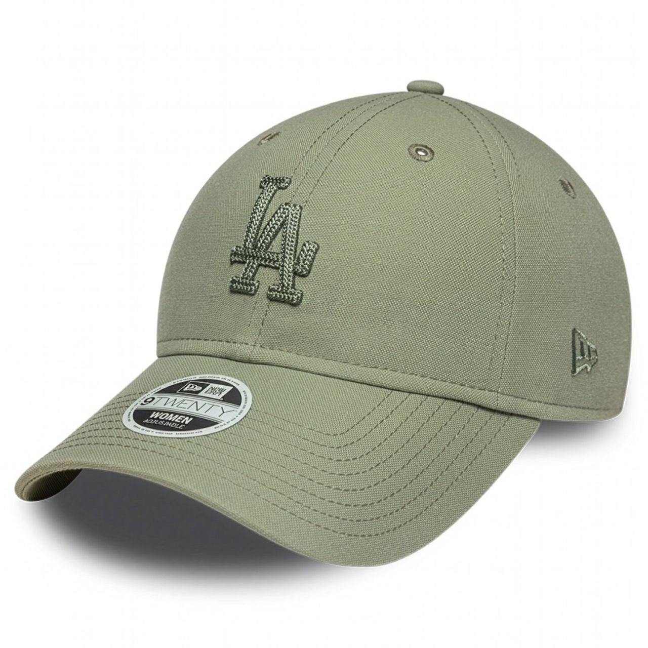 New Era 9Twenty Damen Cap - LEINEN Los Angeles Dodgers grün